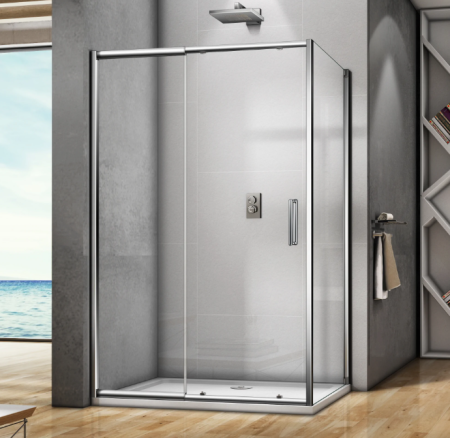 Душевая дверь Good Door SPIRIT СП00021 140х190 стекло прозрачное профиль хром