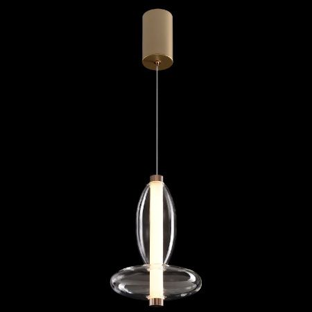 Светильник подвесной Crystal Lux Quasar (Куасар) QUASAR SP7W LED TRANSPARENT