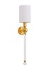 Бра Crystal Lux Mirabella (Мирабелла) MIRABELLA AP1 GOLD/WHITE