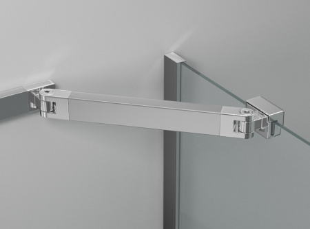 Душевая перегородка Ambassador Benefit 90HB 90х200 стекло прозрачное профиль черный Душевая перегородка Ambassador Benefit 90HB 90х200 стекло прозрачное профиль черный