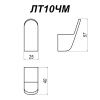 Крючок одинарный Altasan Лотос ЛТ10ЧМ
