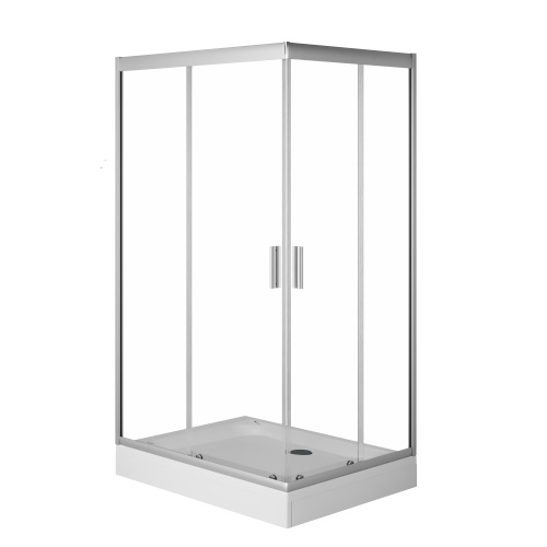 Душевой уголок Am.Pm Gem W90G-404-120290-MT 120х90 стекло прозрачное профиль хром матовый - фото 2