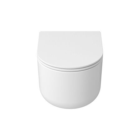 Унитаз подвесной Grossman Торнадо GR-4416SQ белый с сиденьем микролифт безободковый смыв торнадо