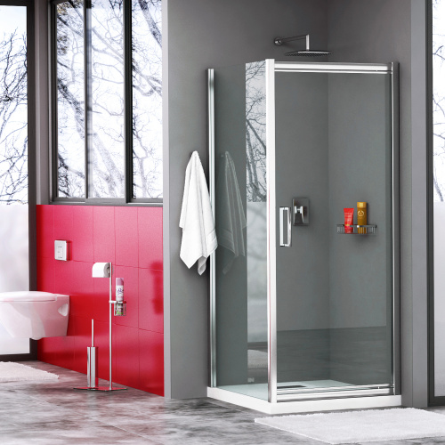 Душевой уголок WasserKRAFT  27I28 80x90 стекло прозрачное 6 мм - фото 2