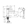 Смеситель Hansgrohe Finoris 76024000 на раковину хром