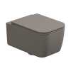 Чаша унитаза подвесная GSG Ceramic Design Brio BRWCSO030 цвет бежевый без сиденья безободковая каскадный смыв