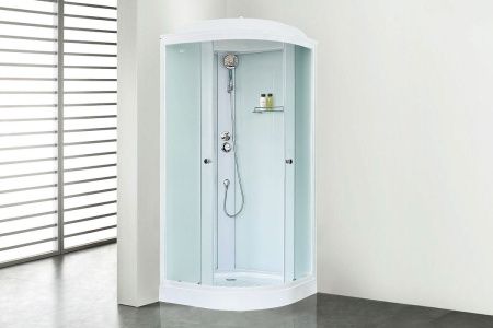 Душевая кабина Royal Bath НК RB90HK5-WC 90х90 четверть круга с крышей ориентация универсальная