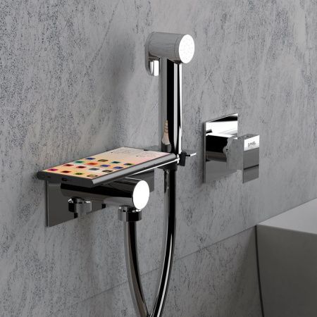 Гигиенический душ со смесителем Daniel SK646Z4DCTCR хром