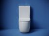 Унитаз напольный с бачком Ceramica Nova METROPOL CN4001T белый с сиденьем микролифт безободковый смыв торнадо