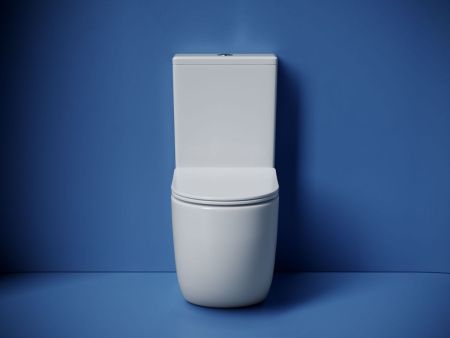 Унитаз напольный с бачком Ceramica Nova METROPOL CN4001T белый с сиденьем микролифт безободковый смыв торнадо