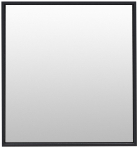 Зеркало в ванную De Aqua Алюминиум 00261701 70х75 цвет черный - фото 2