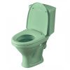 Унитаз-компакт напольный с бачком Santeri Вест 1P2018S0400BF зеленый с сиденьем каскадный смыв