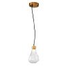 Светильник подвесной Delight Collection KR1197P-1 brass/clear