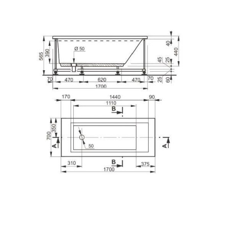 Экран фронтальный для ванны Veedi 137000160