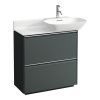 Тумба под раковину Laufen INO 4.0300.2.110.266.1 80х40 цвет серый
