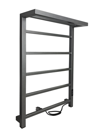 Полотенцесушитель электрический Indigo Forma LEF80-50GFMRt 55х80 серый