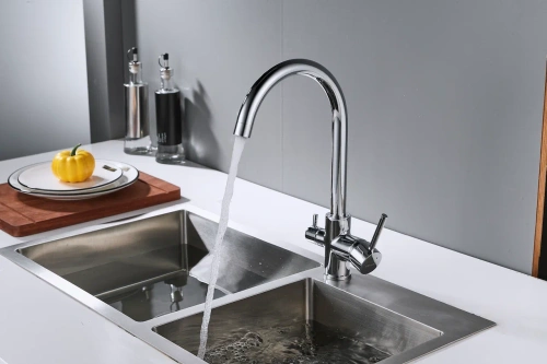 Смеситель для кухни Shevanik S128 на мойку хром - фото 4