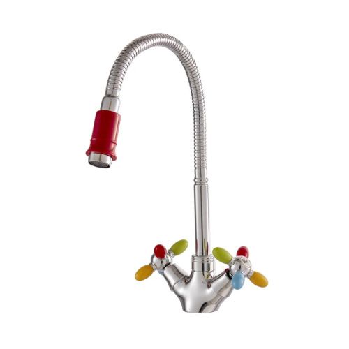 Смеситель для кухни Fashun A43127-87 на мойку хром - фото 2