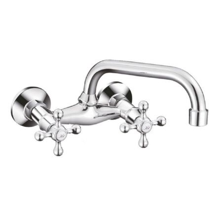 Смеситель для кухни Cron CN4708 настенный хром