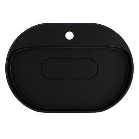 Раковина из искусственного камня Uperwood Tanos Quartz 291030523 60х40 накладная цвет черный