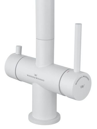 Смеситель для кухни Wonzon & Woghand WW-3211-MW на мойку белый