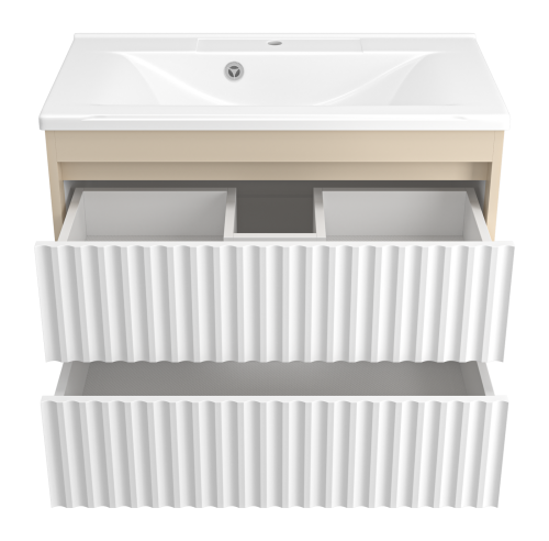 Тумба под раковину Brevita Balaton BAL-06080-03-012Я 78х44х54 подвесная - фото 3