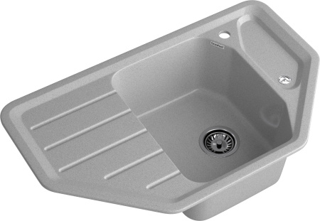 Кухонная мойка Granfest Corner C-800E серый 79х49 цвет серый поверхность матовая