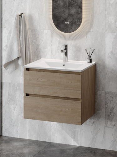 Тумба с раковиной Teymi Laina F16033 60х46х50 подвесная - фото 4