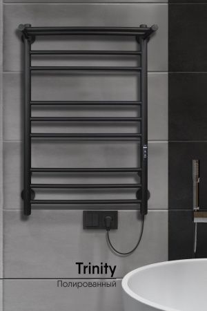 Полотенцесушитель электрический Indigo Line Trinity LСLTE80-50PBRRt 55х80 черный