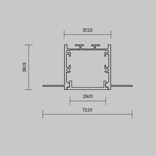 Алюминиевый профиль встраиваемый скрытого монтажа Maytoni Led Strip 636011 - фото 5