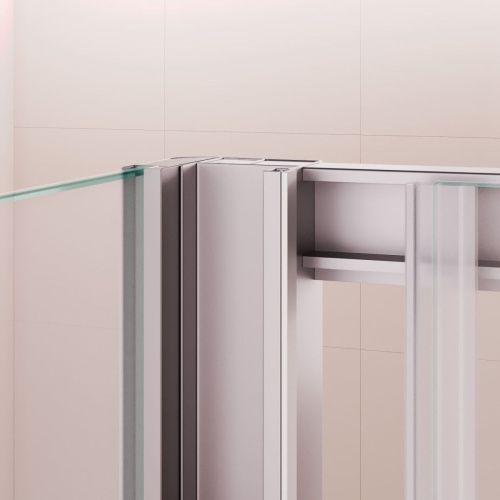 Душевой уголок RGW Passage 350817760-11 160х100 стекло прозрачное профиль хром без поддона - фото 3