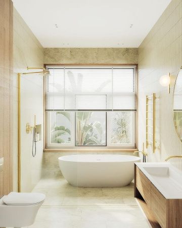 Душевая перегородка Maybah Glass MGD-1352-3ш 100х195 стекло прозрачное профиль золото