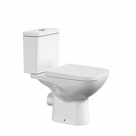 Унитаз напольный с бачком Taliente Elegia Vortex EG25065 белый с сиденьем микролифт безободковый душевой смыв