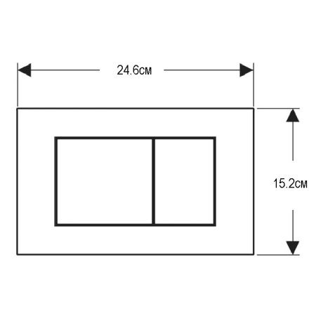 Клавиша смыва механическая Geberit Sigma 115.629.QF.1 цвет латунь