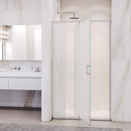 Душевая дверь RGW Passage 350800889-21 80х195 стекло матовое профиль хром