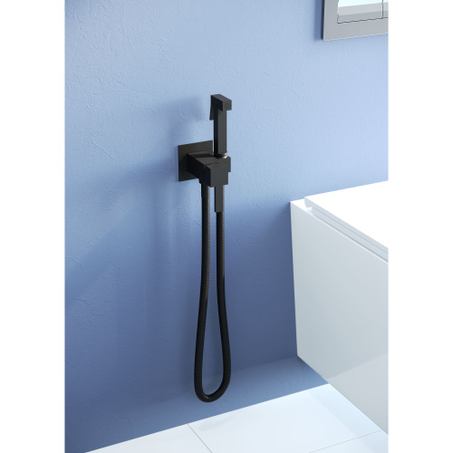 Гигиенический душ со смесителем RGW Shower Panels 581408212-04 черный - фото 2