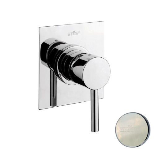 Смеситель для ванны и душа Webert Elio EL880101345 настенный никель - фото 2