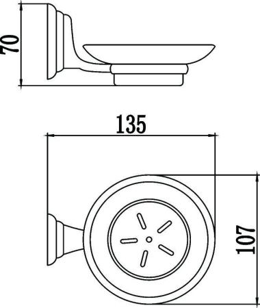 Мыльница Savol S-003159