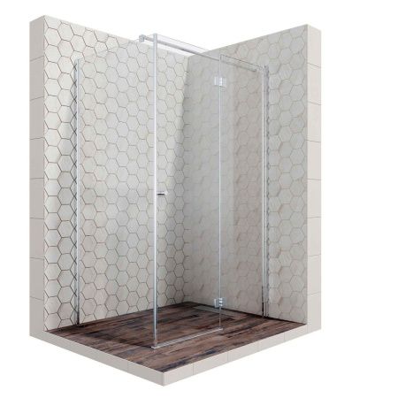 Душевой уголок Ambassador Diamond 12011108R 120х90 стекло прозрачное профиль хром без поддона