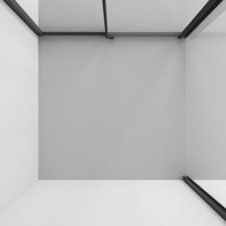 Душевой уголок Niagara Nova NG-84-10AB-A90B-34 100х90 стекло прозрачное профиль черный без поддона