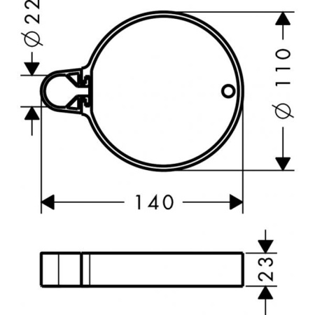 Мыльница Hansgrohe Cassetta 28678000