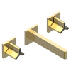 Смеситель для раковины THG Icon-X Carbone Gold U7S-F01-40GB встраиваемый в стену золото