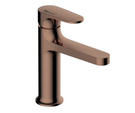 Смеситель WasserKRAFT Asphe 7700 7703 на раковину золото розовое