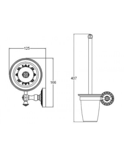 Ершик Bronze de Luxe WINDSOR K25010 - фото 3