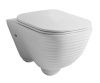 Унитаз подвесной Disegno Ceramica Loom LO005SET01 белый с сиденьем микролифт безободковый