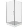 Душевой уголок Good Door FANTASY ФА00022 80х80 стекло прозрачное профиль хром без поддона