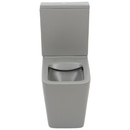 Унитаз напольный с бачком Melana MLN-310306MG серый с сиденьем микролифт безободковый смыв торнадо