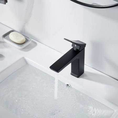 Смеситель Shevanik S4401H на раковину черный