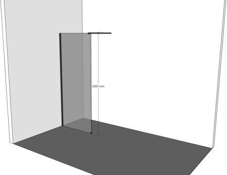 Душевая перегородка Allen Brau Infinity 3.21023.60 120х200 стекло прозрачное профиль медь