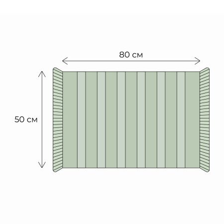 Коврик для ванной Fixsen Sandal FX-8020N